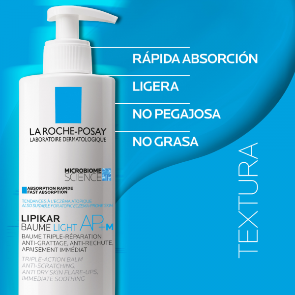 Lipikar Baume Light AP+M, 400 ml. - La Roche Posay