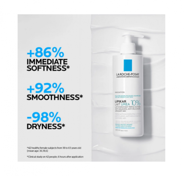 Lipikar Loción Urea 10%, 400 ml. - La Roche Posay 