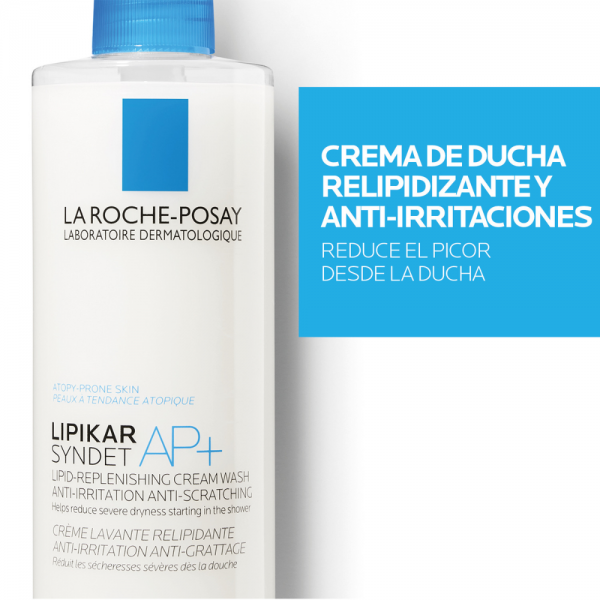Lipikar Syndet AP+ Crema de Ducha, 400 ml. - La Roche Posay