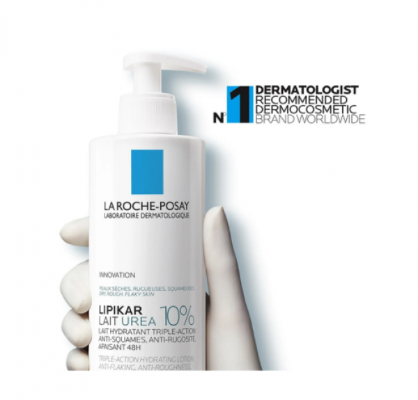 Lipikar Lait Urea 10% Lotion, 400 ml. - La Roche Posay 