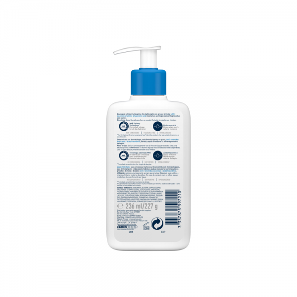 Loción Hidratante, 236 ml. - CeraVe