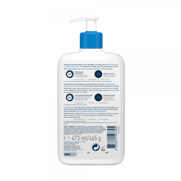 Loción Hidratante, 473 ml. - CeraVe