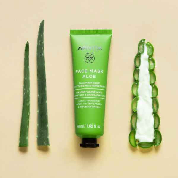 Mascarilla Facial Hidratante con Aloe, 50 ml. - Apivita