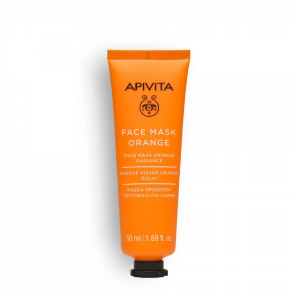 Macarilla Facial Iluminadora con Naranja, 50 ml. - Apivita