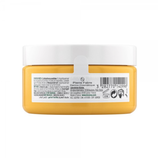 Mascarilla Nutritiva al Mango, 150 ml. - Klorane 