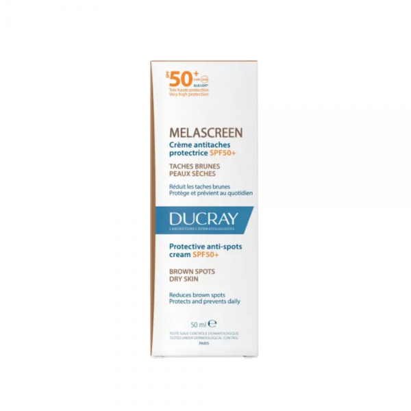 Melascreen Crema protectora antimanchas SPF50+, 40 ml. - Ducray