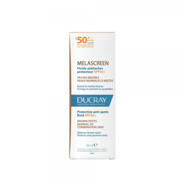 Melascreen Fluido Protector Antimanchas SPF50+, 40 ml. - Ducray