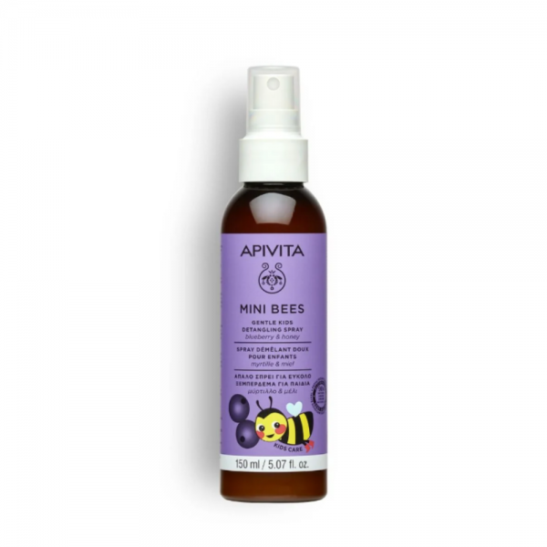 Mini Bees Spray Desenredante Suave para Niños, 150 ml. - Apivita