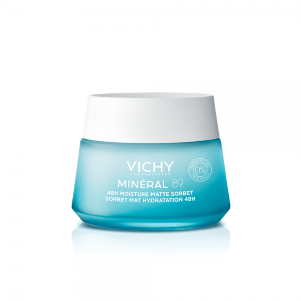 Minéral 89 Gel Sorbete Mate Hidratante 48h, 50 ml. - Vichy