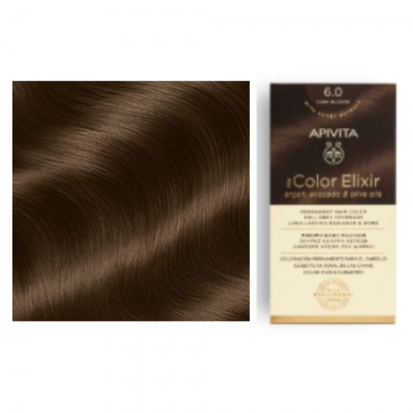 My Color Elixir N6.0, Rubio Oscuro. - Apivita