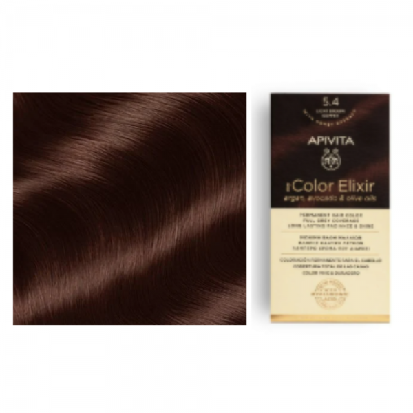 My Color Elixir N5.4, Castaño Claro Cobrizo. - Apivita