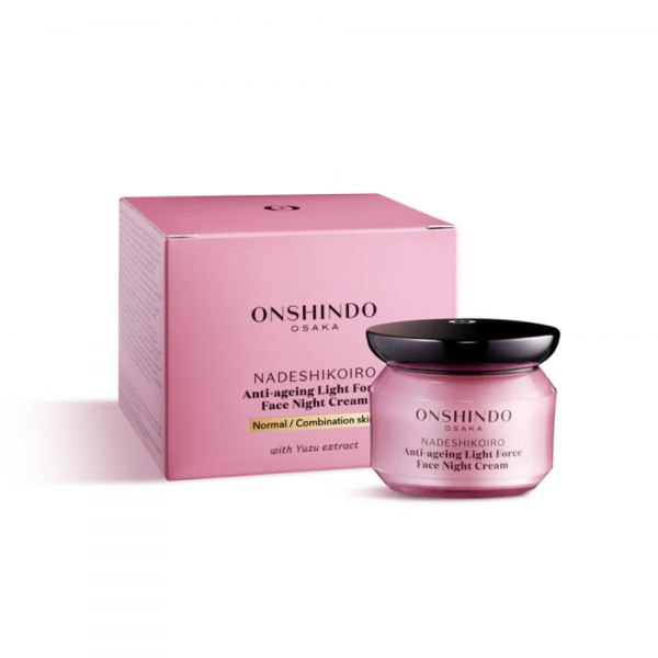 Nadeshikoiro Crema Antiedad Noche, Pieles Normales, 50 ml. - Onshindo Osaka