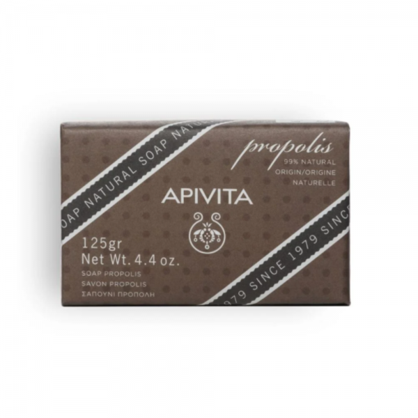 Natural Soap Jabón Natural con Propóleo, 125 g. - Apivita