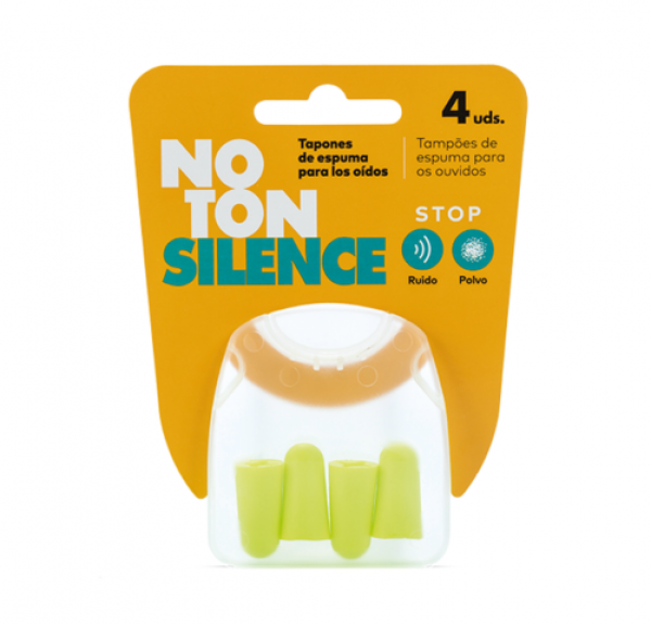 Noton Silence Tapones De Espuma, 4 ud.- Orkla