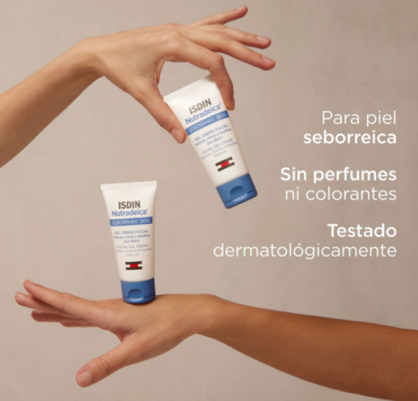 Nutradeica Gel-Crema Facial Piel Seborreica, 50ml. - Isdin