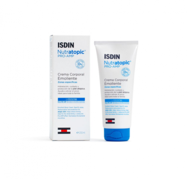 Nutratopic PRO-AMP Crema Corporal Emoliente. 200 ml. - Isdin
