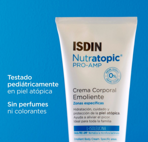 Nutratopic PRO-AMP Crema Corporal Emoliente, 200 ml. - Isdin