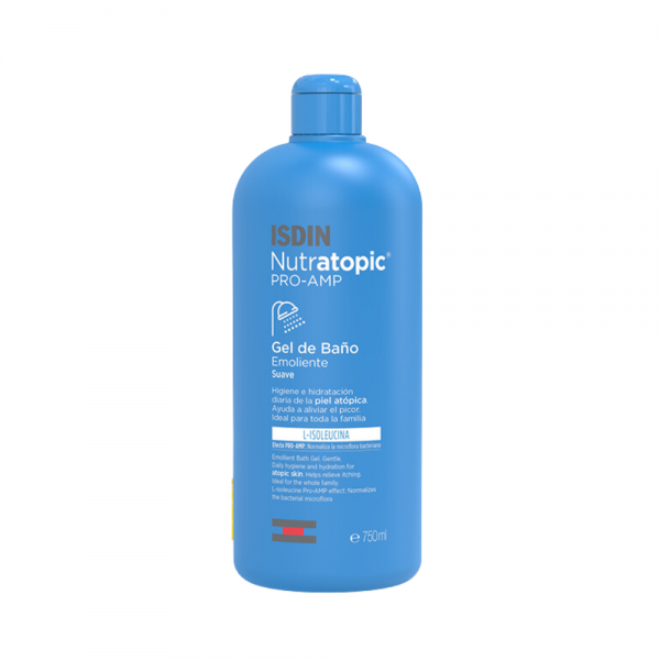 Nutratopic PRO-AMP Gel de Baño Emoliente, 750 ml. - Isdin 