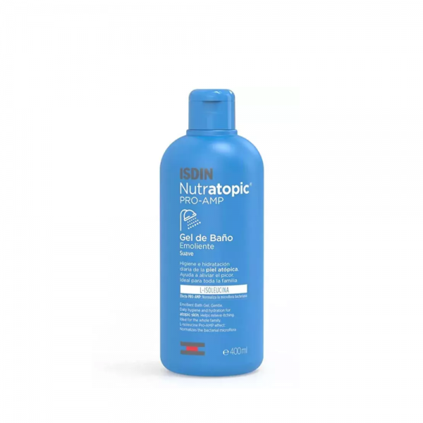 Nutratopic PRO-AMP  Gel de Baño Emoliente, 400 ml. - Isdin