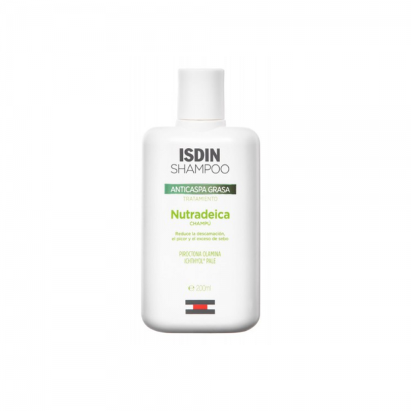 Nutradeica Champú Anticaspa Grasa, 200 ml. - Isdin