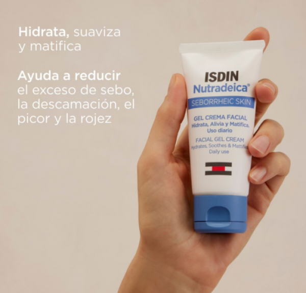 Nutradeica Gel-crema facial Piel seborreica, 50ml. - Isdin