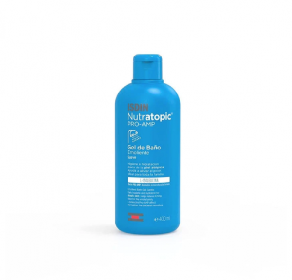 Nutratopic PRO-AMP  Gel de Baño Emoliente. 400 ml. - Isdin