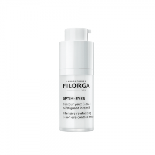 Optim-Eyes Contorno de ojos 3 en 1 Antifatiga Intensivo, 15 ml. - Filorga