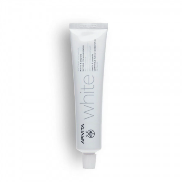 Oral Care Dentífrico Blanquante con Mástique y Propóleo, 75 ml. - Apivita