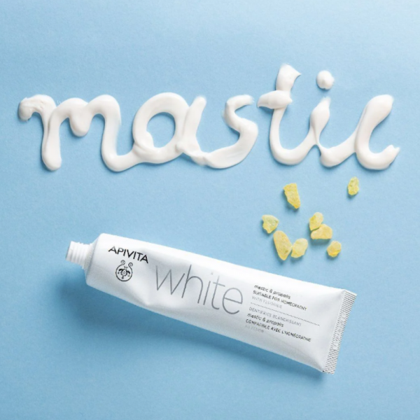 Oral Care Dentífrico Blanquante con Mástique y Propóleo, 75 ml. - Apivita