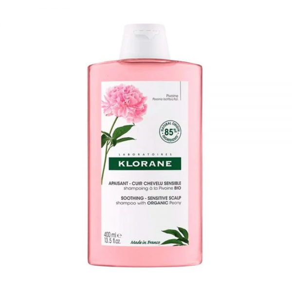 Pack Duo Champú a la Peonia BIO, 400 ml + 400 ml. - Klorane