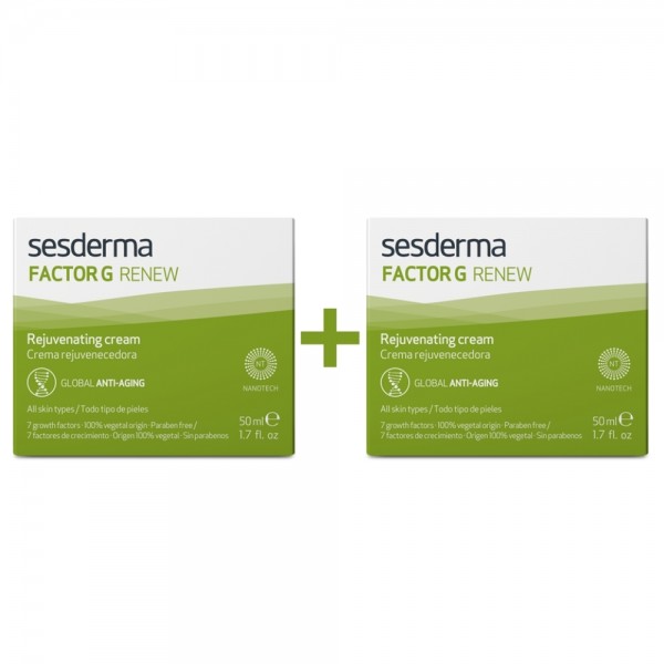 PACK DUPLO Factor G Renew Crema Rejuvenecedora, 50 ml. + 50 ml. - Sesderma