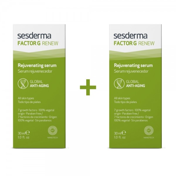 PACK DUPLO Factor G Renew Serum Rejuvenecedor, 30 ml. + 30 ml. - Sesderma