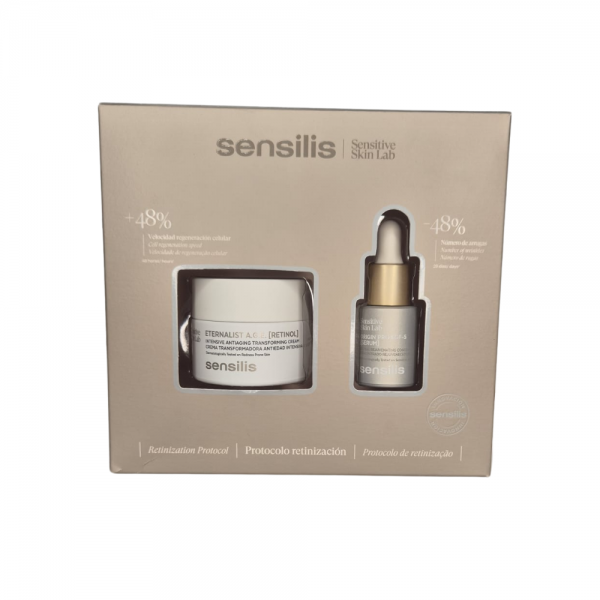 Pack Eternalist A.G.E. [Retinol] Crema, 50 ml. + Origin Pro EGF-5 Sérum, 15 ml. - Sensilis