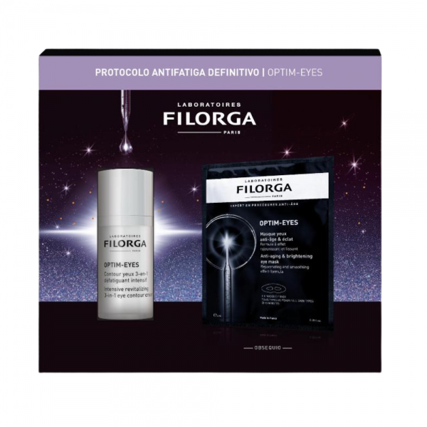 Pack Optim-Eyes Contorno de ojos Intensivo, 15 ml. + Optim-Eyes Mask, 2 ud. - Filorga