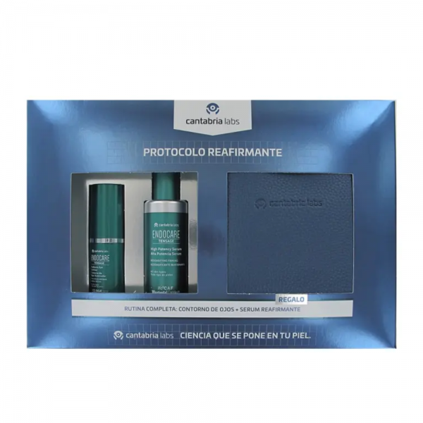 Pack Protocolo Reafirmante, Endocare Tensage Contorno de Ojos Iluminador, 15 ml + Endocare Tensage Sérum Alta Potencia, 30 ml. - Cantabria Labs