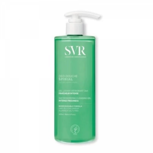 Pack Spirial Gel Desodorante Deo-Douche + Recarga, 400 ml + 400 ml. - SVR