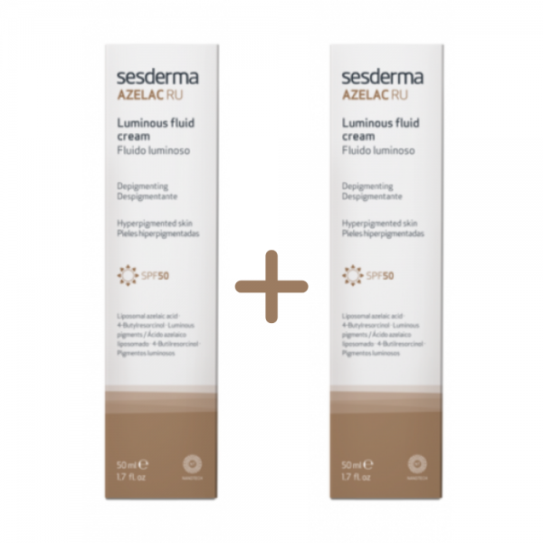 PACK DUPLO Azelac Ru Fluido Luminoso, 50 ml + 50 ml. - Sesderma