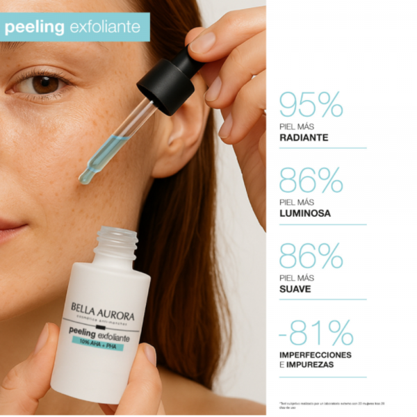 Peeling Exfoliante 10% AHA + PHA Anti-Manchas, 30 ml. - Bella Aurora Labs