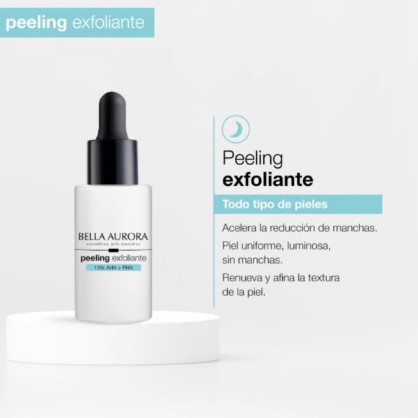 Peeling Exfoliante 10% AHA + PHA Anti-Manchas, 30 ml. - Bella Aurora Labs