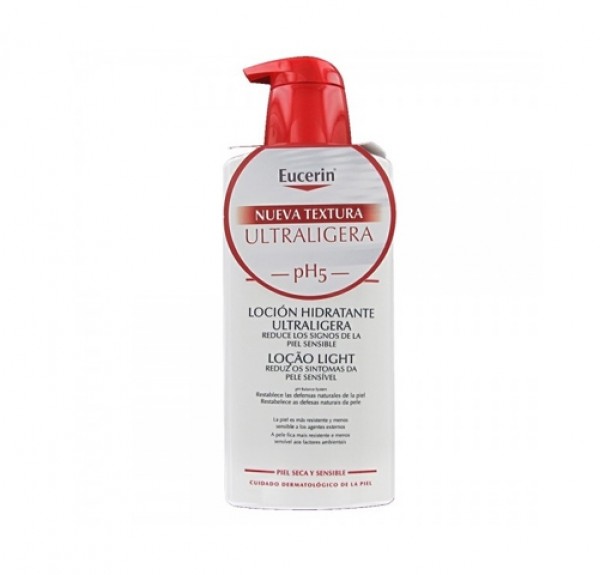 pH5 Loción Hidratante Ultraligera, 1000 ml. - Eucerin