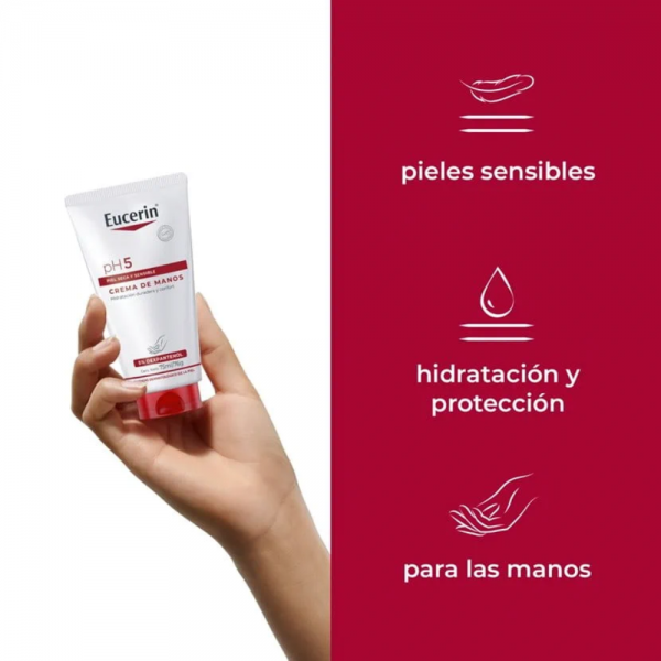 pH5 Crema de Manos, 75 ml. - Eucerin