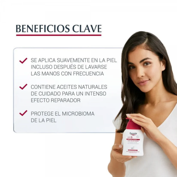 pH5 Óleogel de Manos, 250 ml. - Eucerin