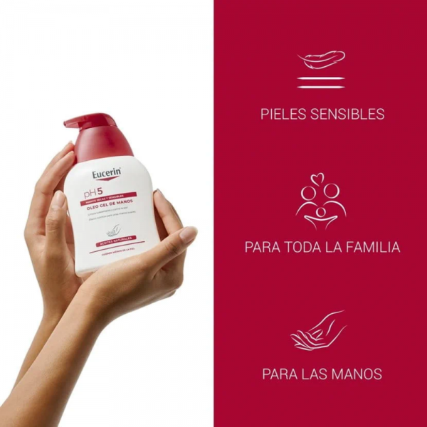 pH5 Óleogel de Manos, 250 ml. - Eucerin