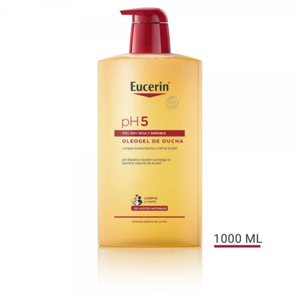pH5 Oleogel de Ducha, 1 L. - Eucerin