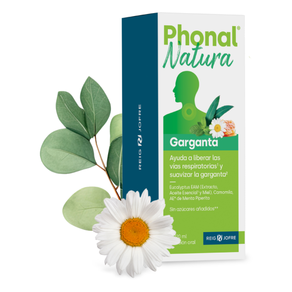 Phonal Natura Garganta Solucion Oral, 120 ml. - Reig Jofre