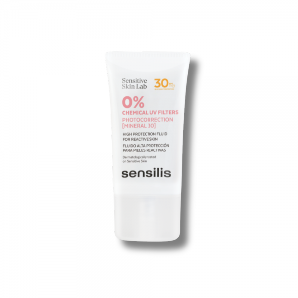 Photocorrection 0% Chemical UV Filters SPF 30 [MINERAL 30], 40 ml. - Sensilis