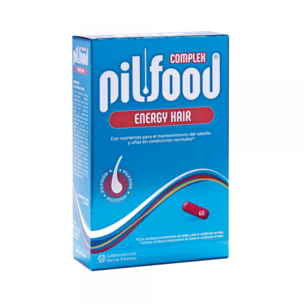 Pilfood Complex Energy Hair, 60 comprimidos. - Pilfood