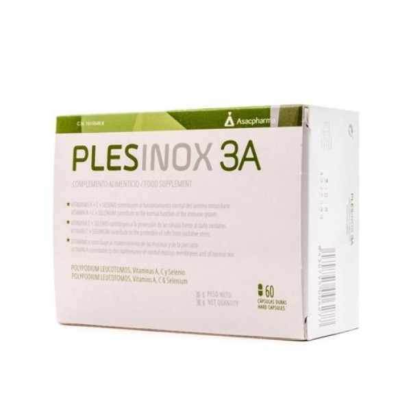 Plesinox 3A, 60 Cápsulas. - Asacpharma