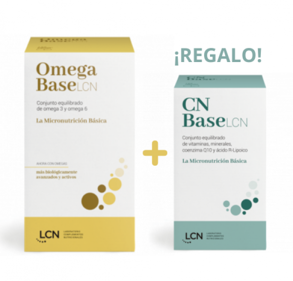 Pack Omega Base, 120 Caps. + CN Base, 30 Caps de ¡REGALO!.- Laboratorios LCN
