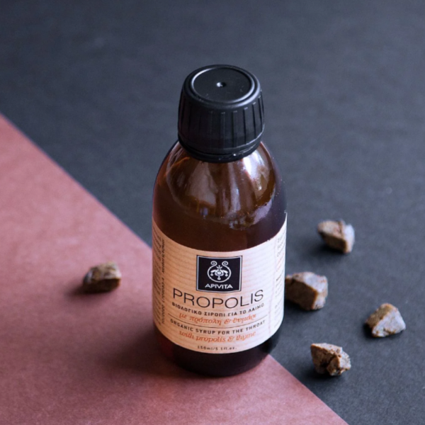 Propólis Jarabe Orgánico para la Garganta, 150 ml. - Apivita